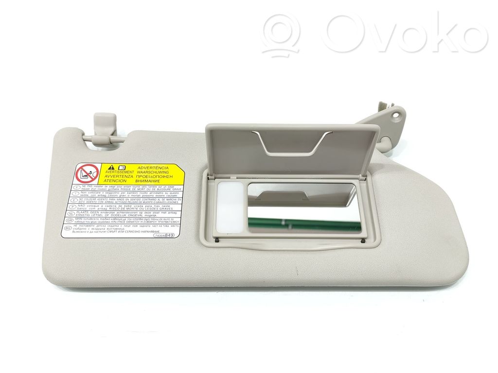 Mitsubishi Outlander Sun visor 