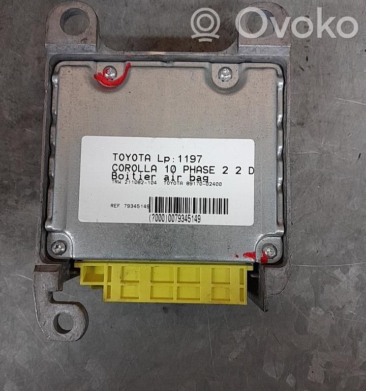 Toyota Corolla E120 E130 Centralina/modulo airbag 