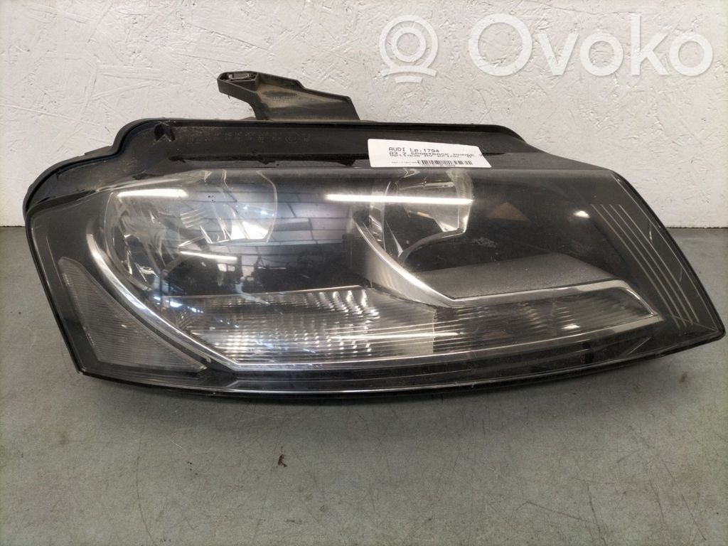 Audi A3 S3 A3 Sportback 8P Lampa przednia 