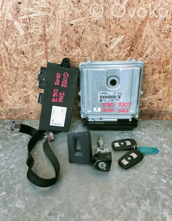 BMW 3 E90 E91 Engine ECU kit and lock set 