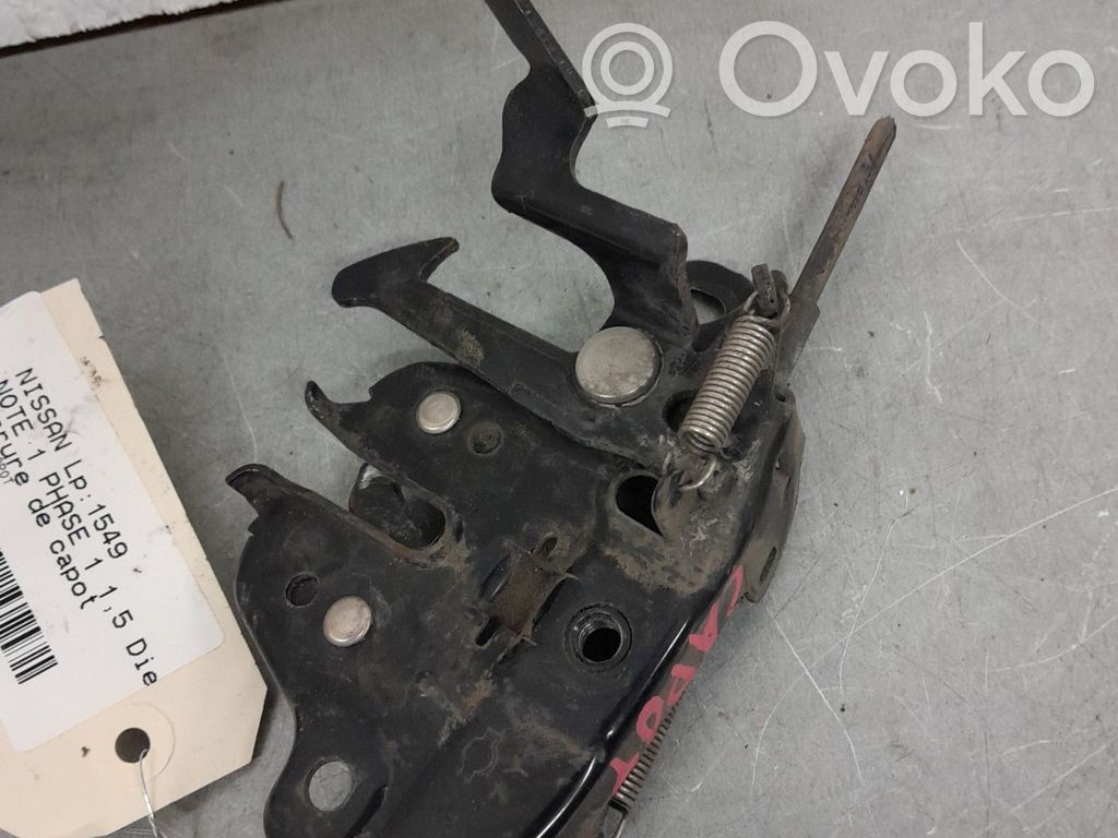 Nissan Note (E11) Engine bonnet/hood lock/catch 
