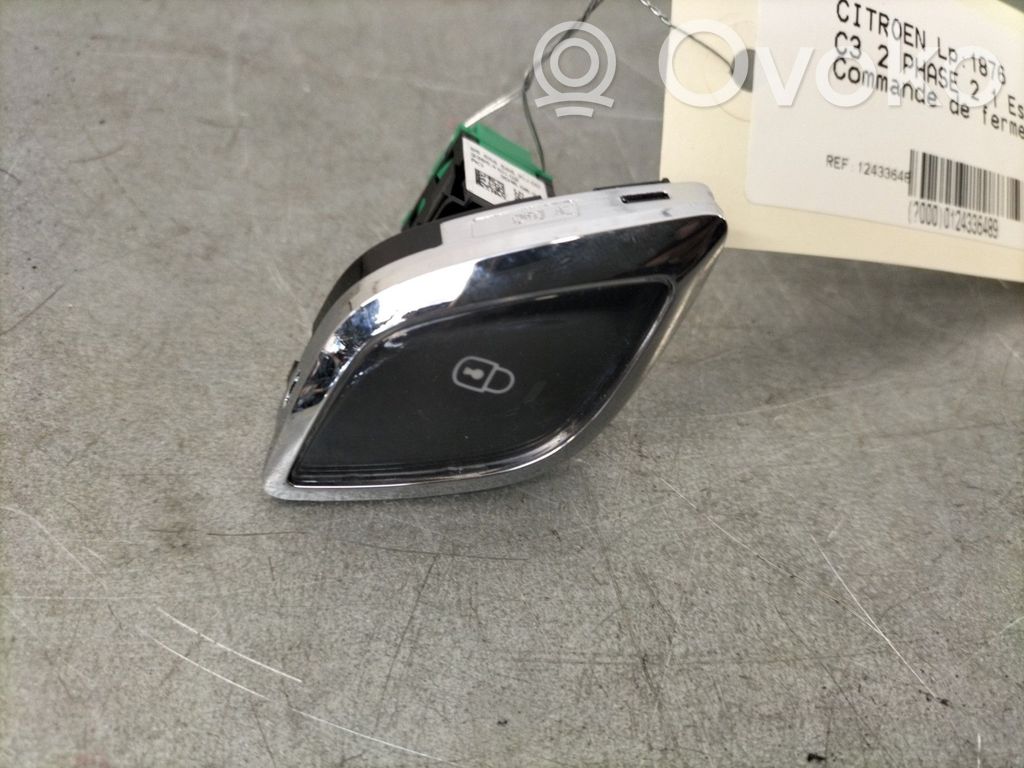 Citroen C3 Central locking switch button 