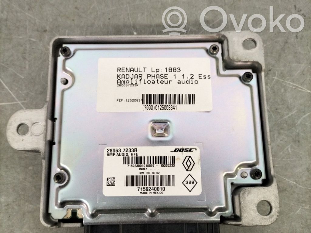 Renault Kadjar Sound amplifier 