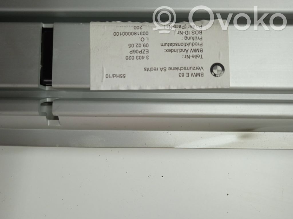 BMW X3 E83 Otros repuestos del interior 