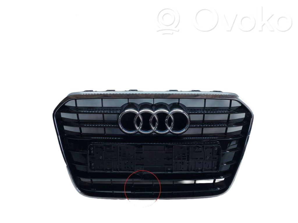 Audi A6 C7 Front bumper upper radiator grill 