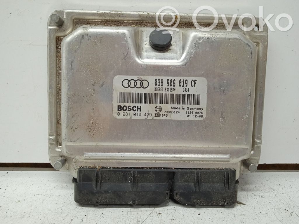 Engine control unit/module   038906019CF,0281010405