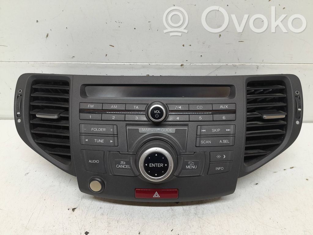 Honda Accord Unidad delantera de radio/CD/DVD/GPS 