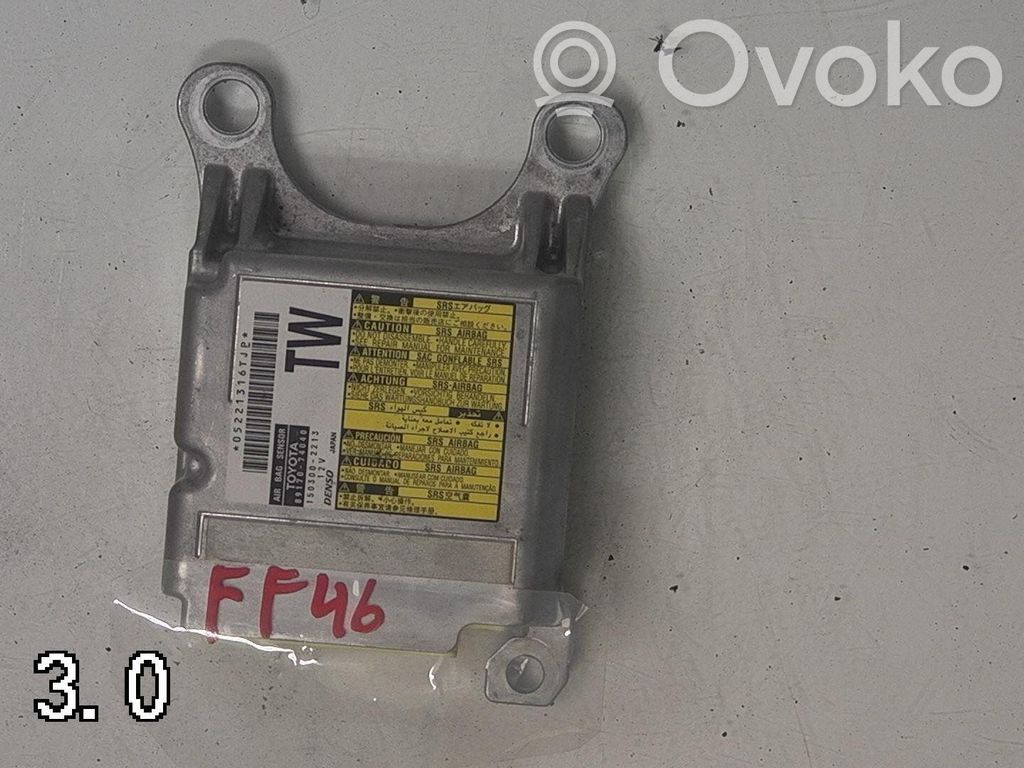 Toyota iQ Airbag control unit/module 