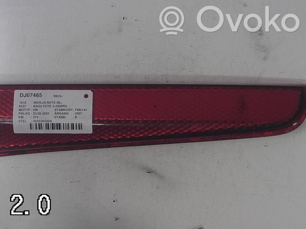 Rear tail light bulb   265539U00A