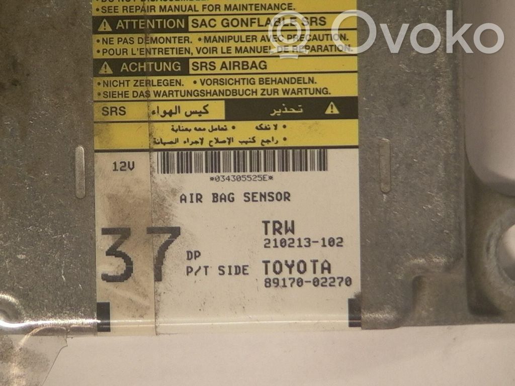 Airbag control unit/module   8917002270