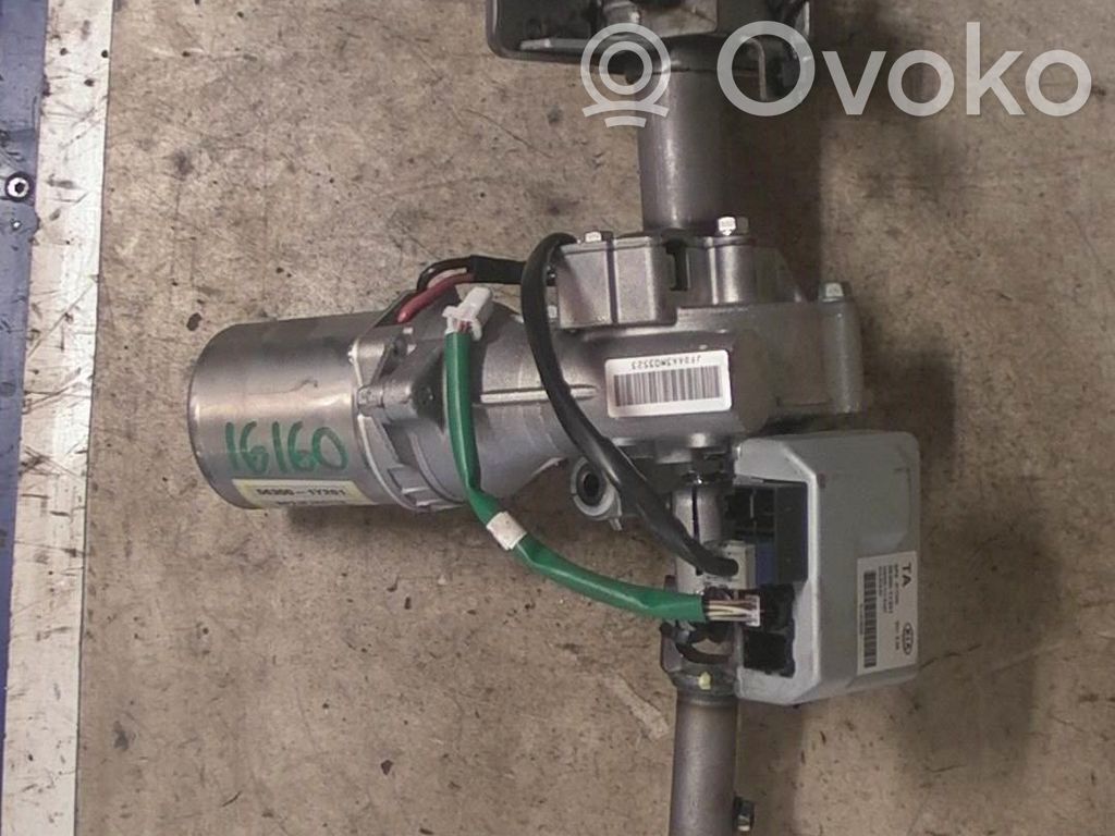 Steering wheel axle