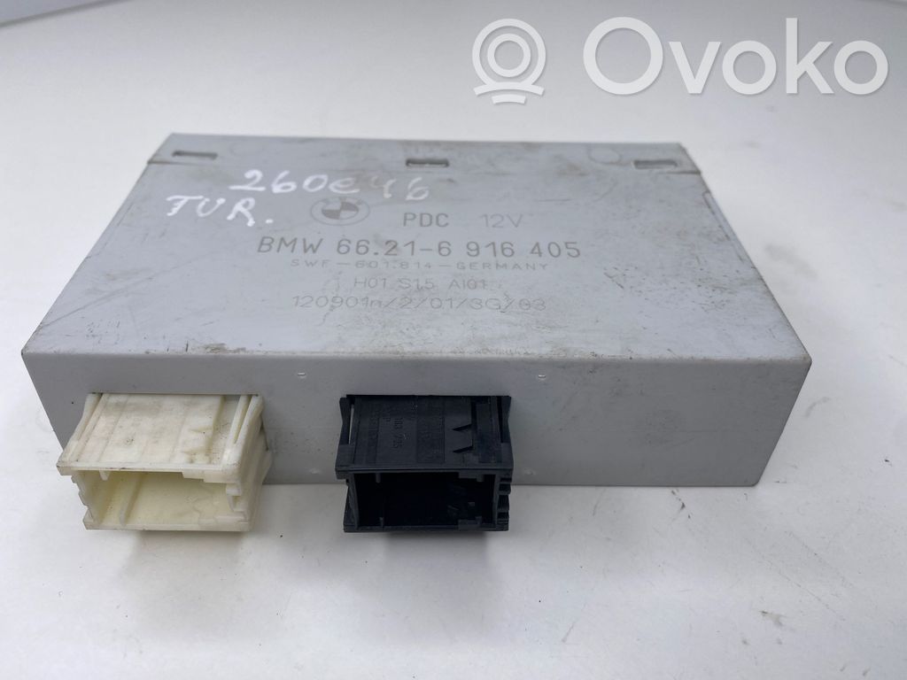 BMW 3 E46 Sterownik / Moduł parkowania PDC 