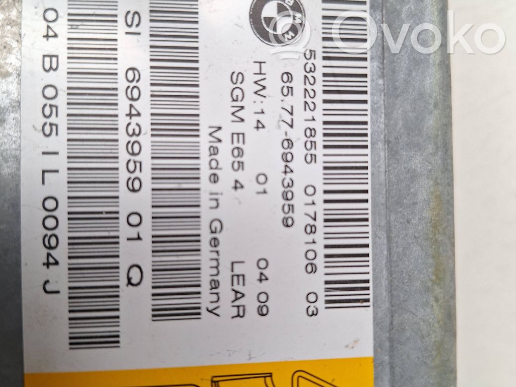 BMW 7 E65 E66 Módulo de confort/conveniencia 