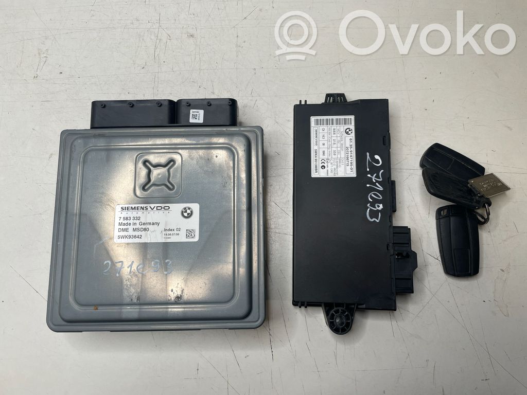 BMW 3 E92 E93 Engine ECU kit and lock set 