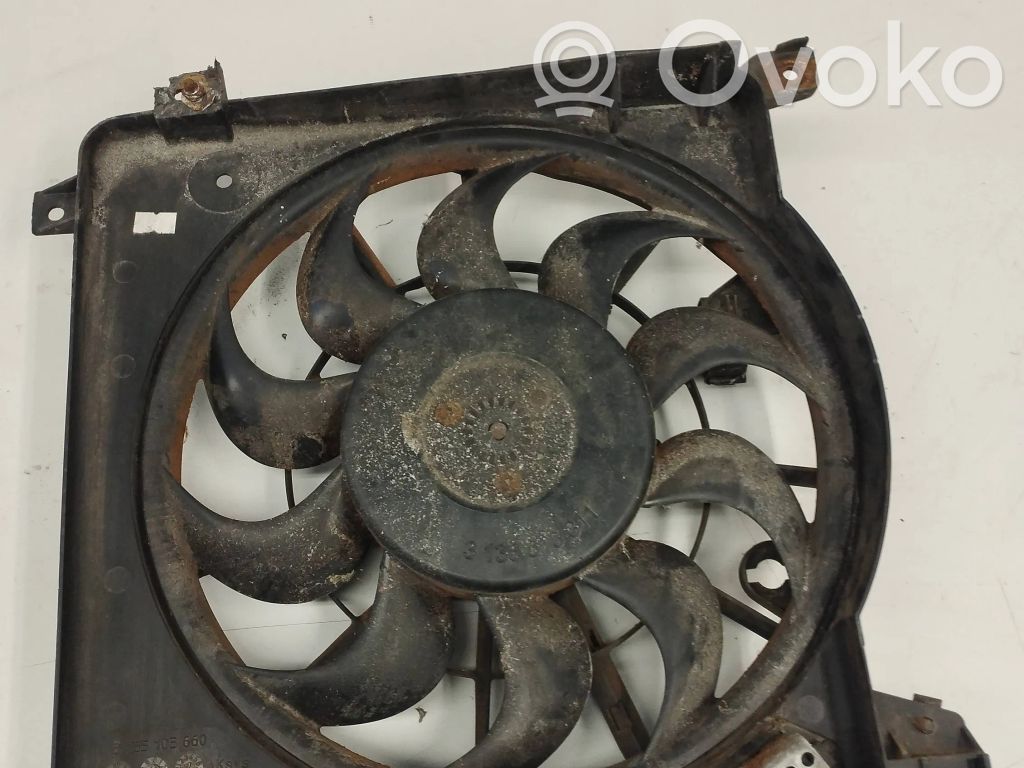 Opel Zafira B Elektrisks radiatoru ventilators 