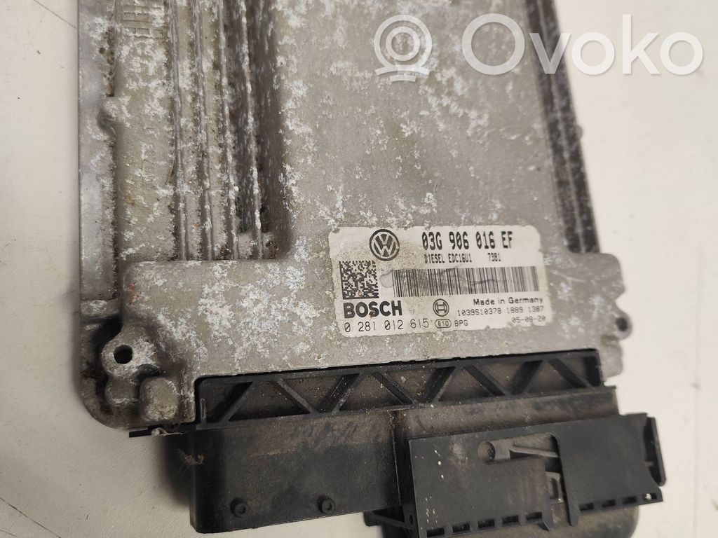 Engine control unit/module   03G906016EF,1039S10378,0281012615