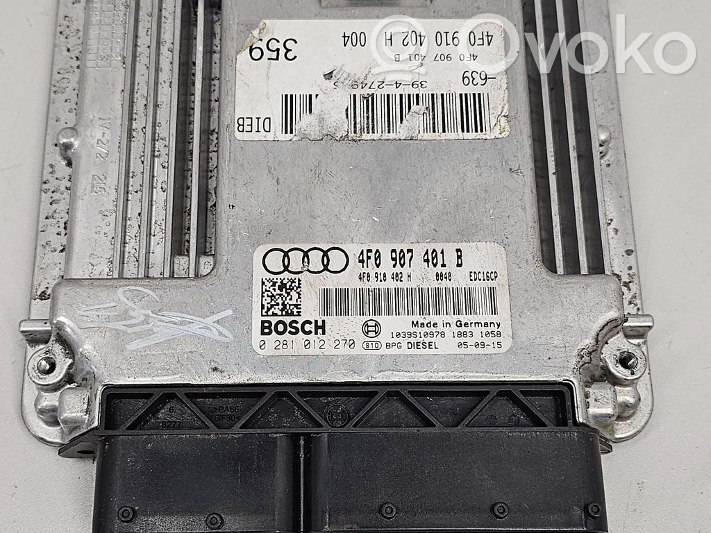 Audi A6 S6 C6 4F Engine control unit/module 