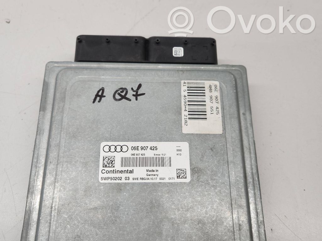 Engine control unit/module   06E907425,5WP50202