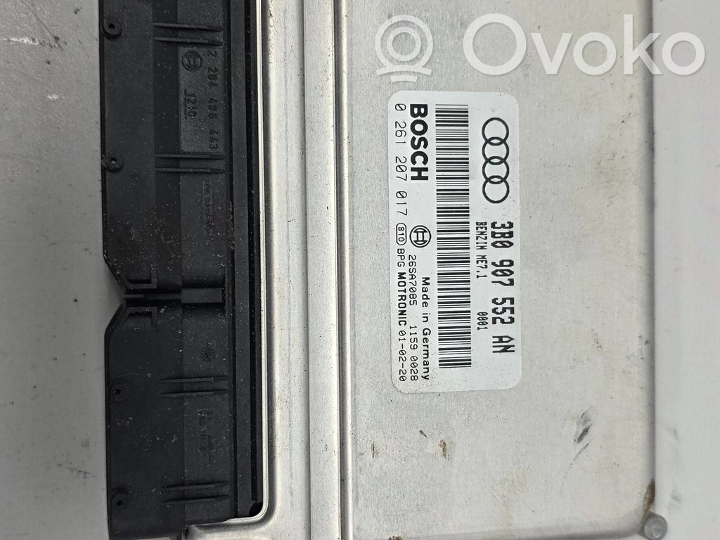 Engine control unit/module   3B0907552AN,26SA7085,0261207017