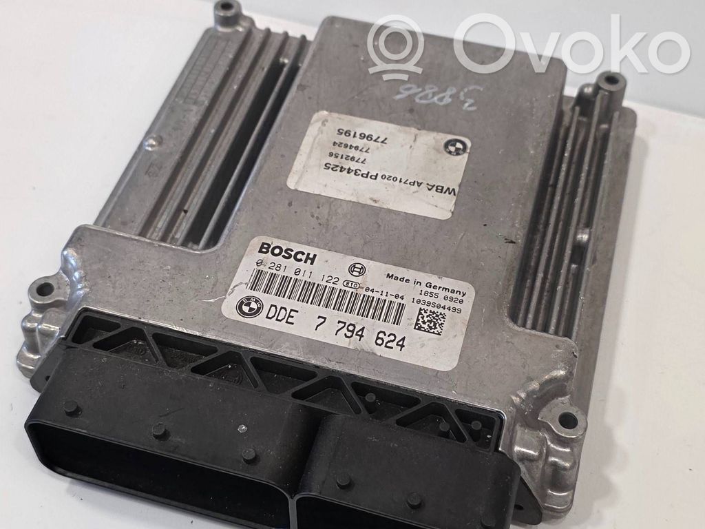 Unidad de control/módulo del motor   0281011122,1039S04499,7794624