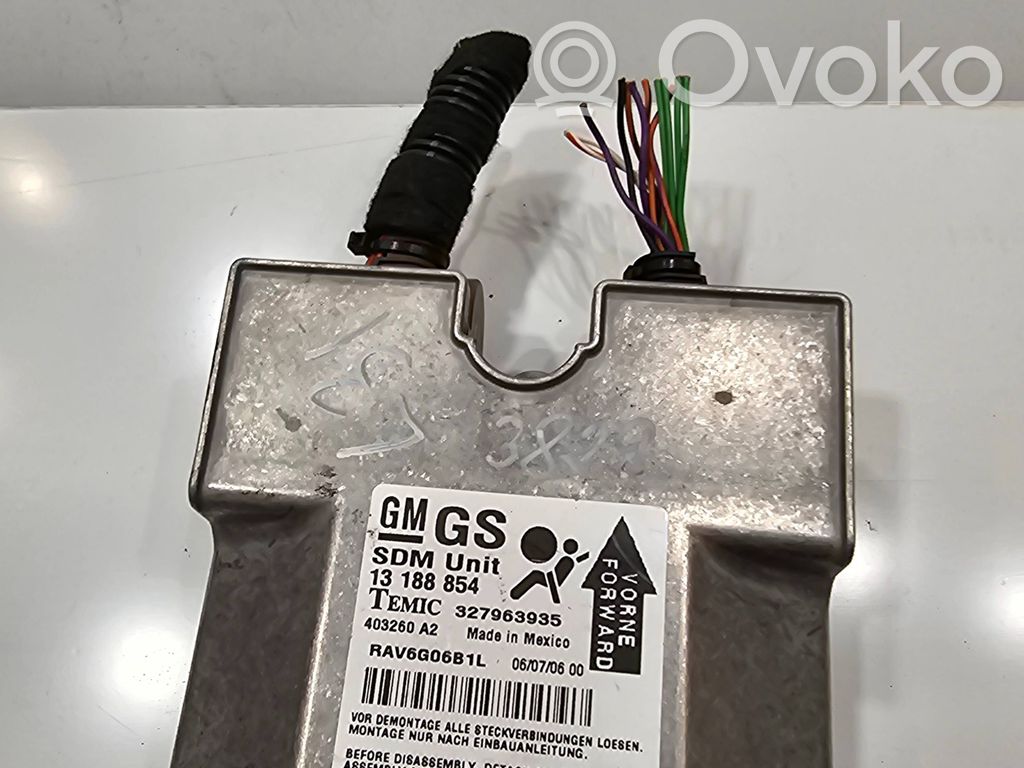 Opel Astra H Sterownik / Moduł Airbag 
