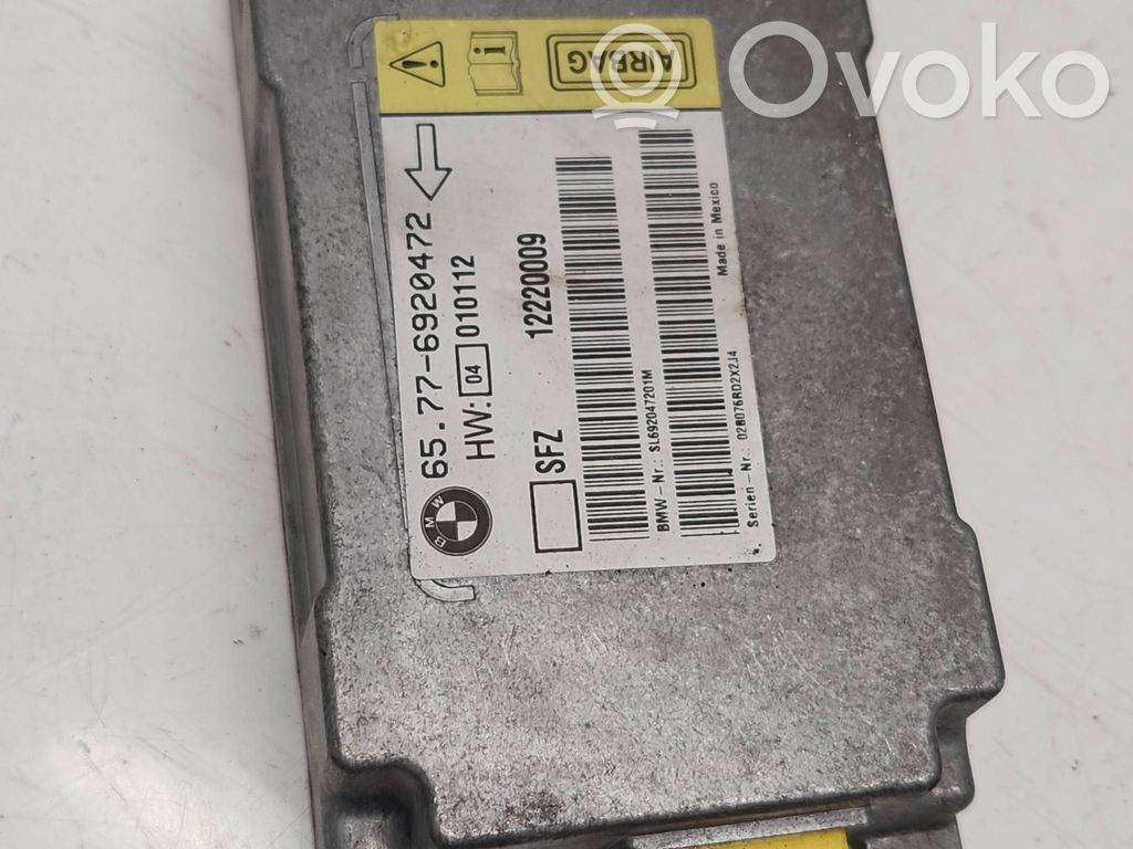 BMW 7 E65 E66 Unitate/modul de comandă airbaguri 