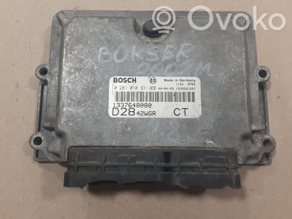 Peugeot Boxer Engine control unit/module 