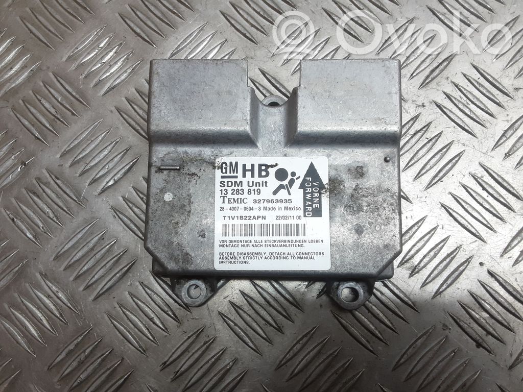 Opel Corsa D Airbag control unit/module 
