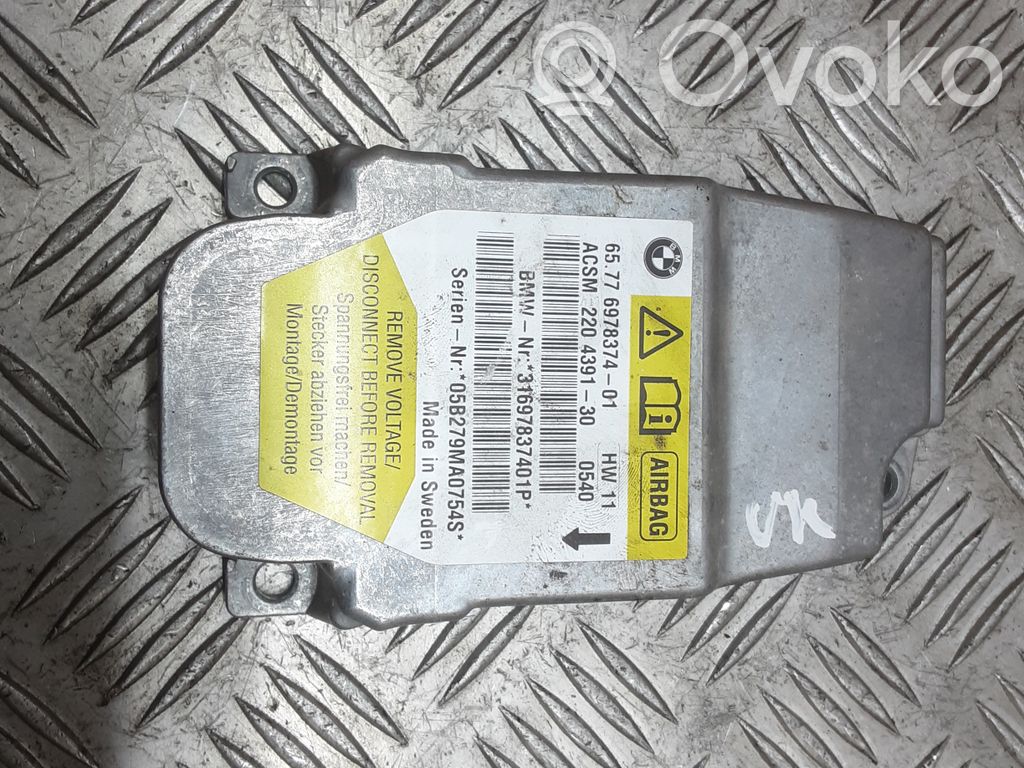 BMW 5 E60 E61 Airbag control unit/module 