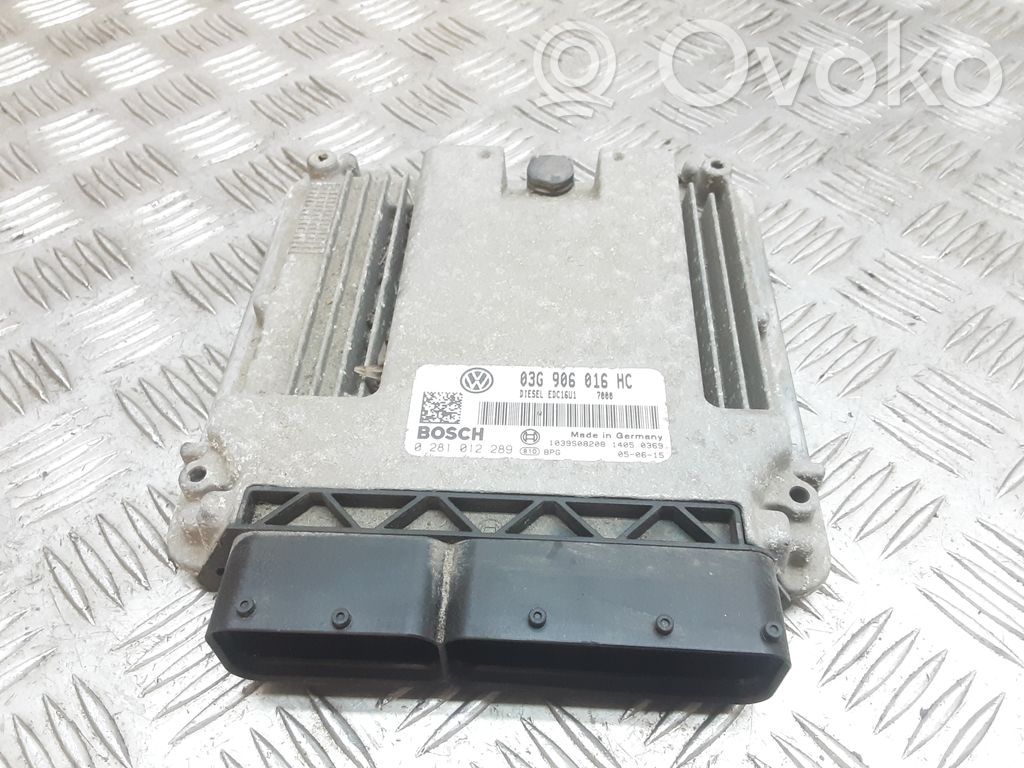 Seat Toledo III (5P) Engine control unit/module 