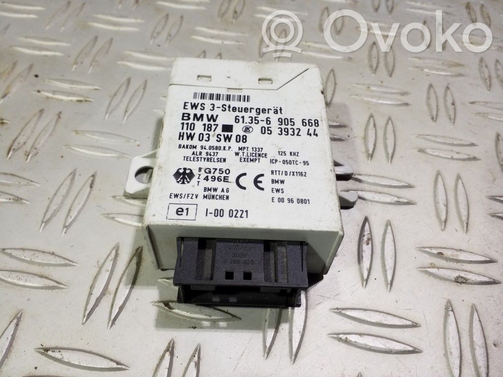 Immobilizer control unit/module   61356905668,05393244,110187