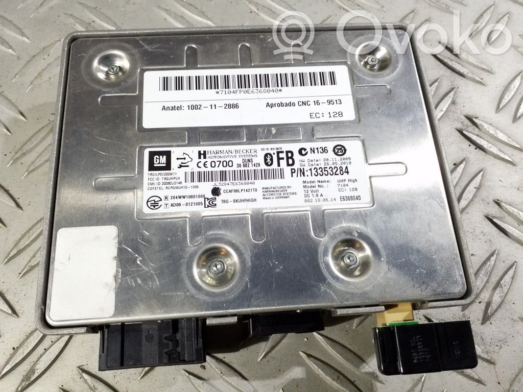 Bluetooth control unit module   13353284,366821429,E6368040