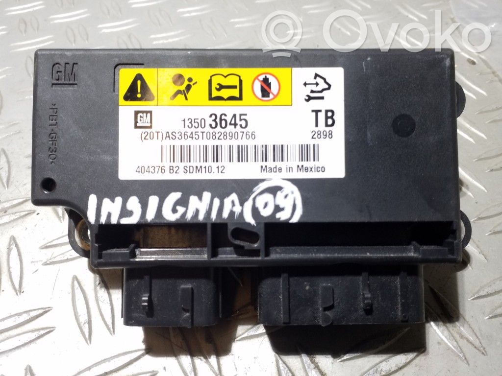 Opel Insignia A Airbag control unit/module 