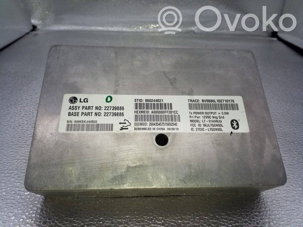 Bluetooth control unit module   22739886,LT91AABJU
