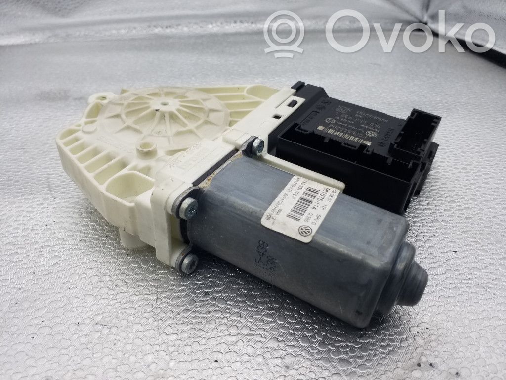 Volkswagen PASSAT B6 Silnik regulatora szyby drzwi przednich 