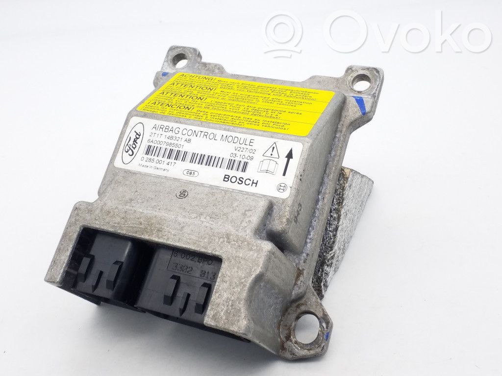 Airbag control unit/module   2T1T14B321AB,0285001417,6A0007985501