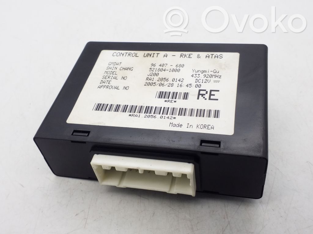 Chevrolet Lacetti Muut ohjainlaitteet/moduulit 