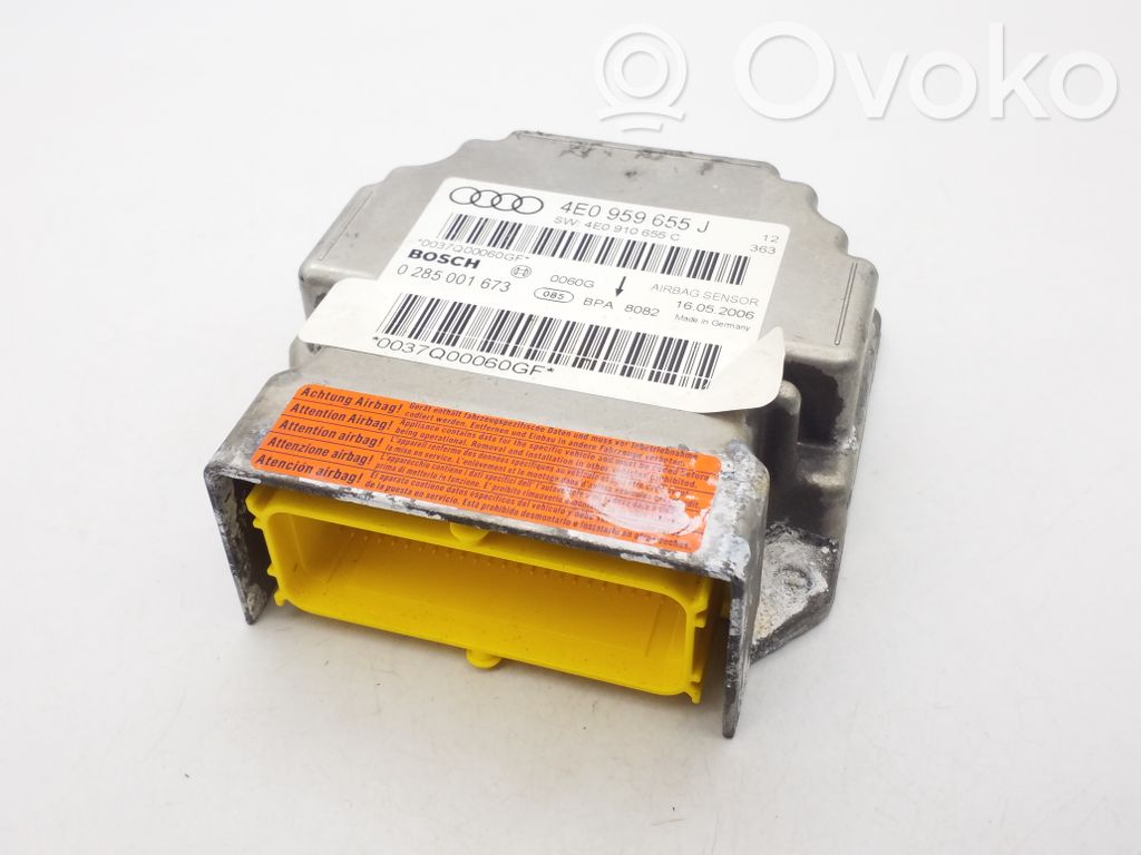 Audi A8 S8 D3 4E Airbag control unit/module 