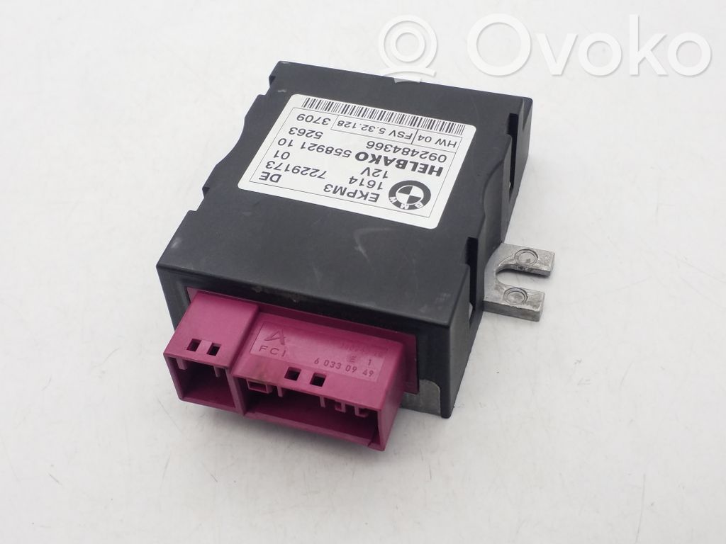 Unité de commande / module de pompe à carburant   7229173,16147229173,55892110