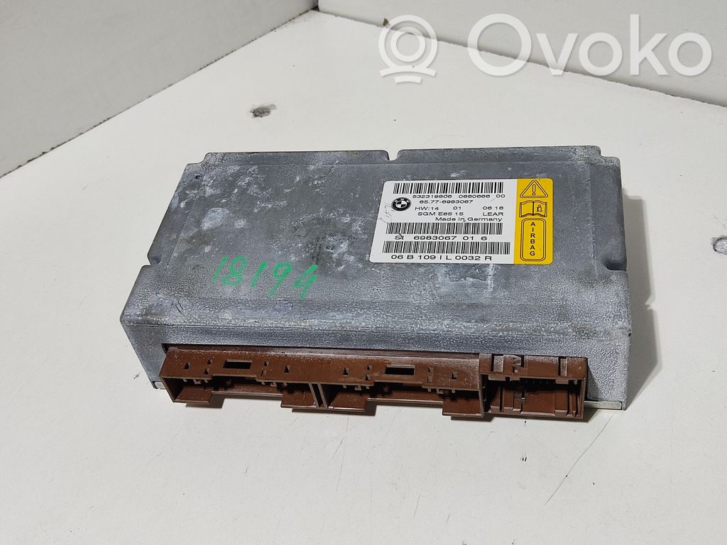 Unidad de control/módulo del Airbag   6983067,65776983067