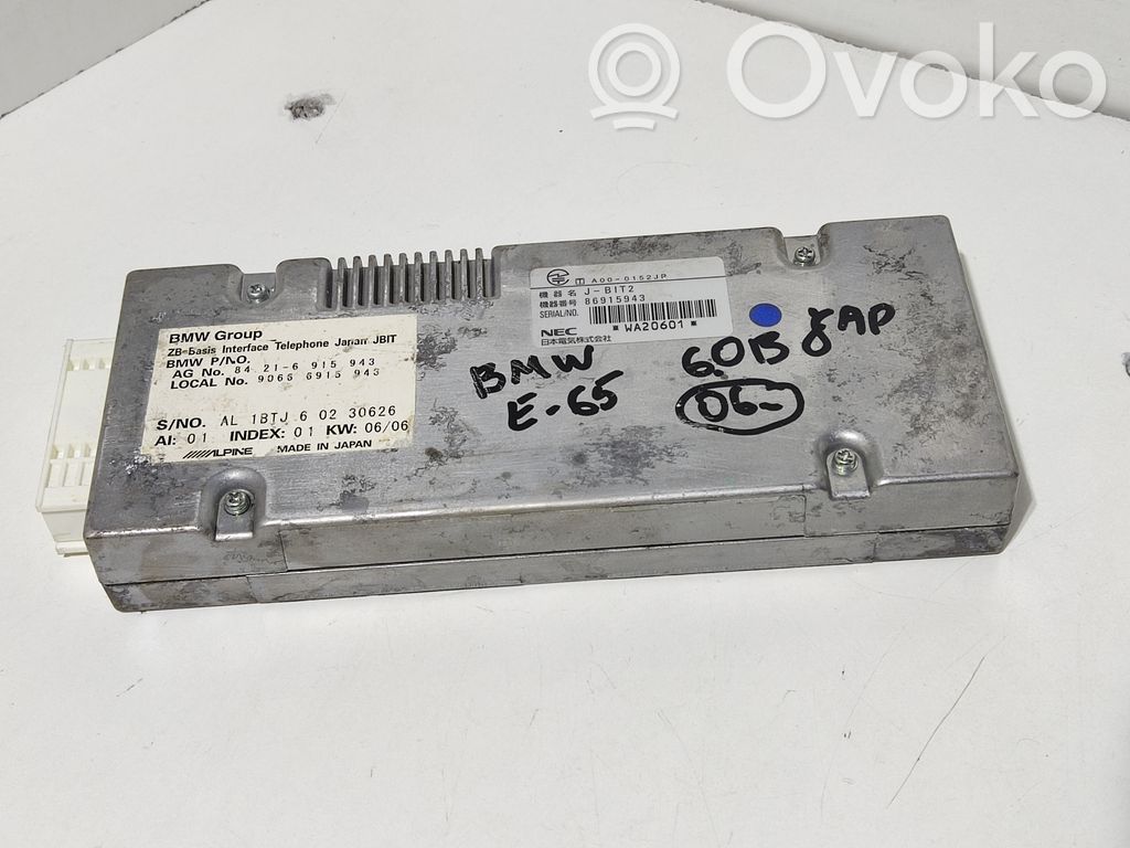 BMW 7 E65 E66 Bluetooth Modul Steuergerät 