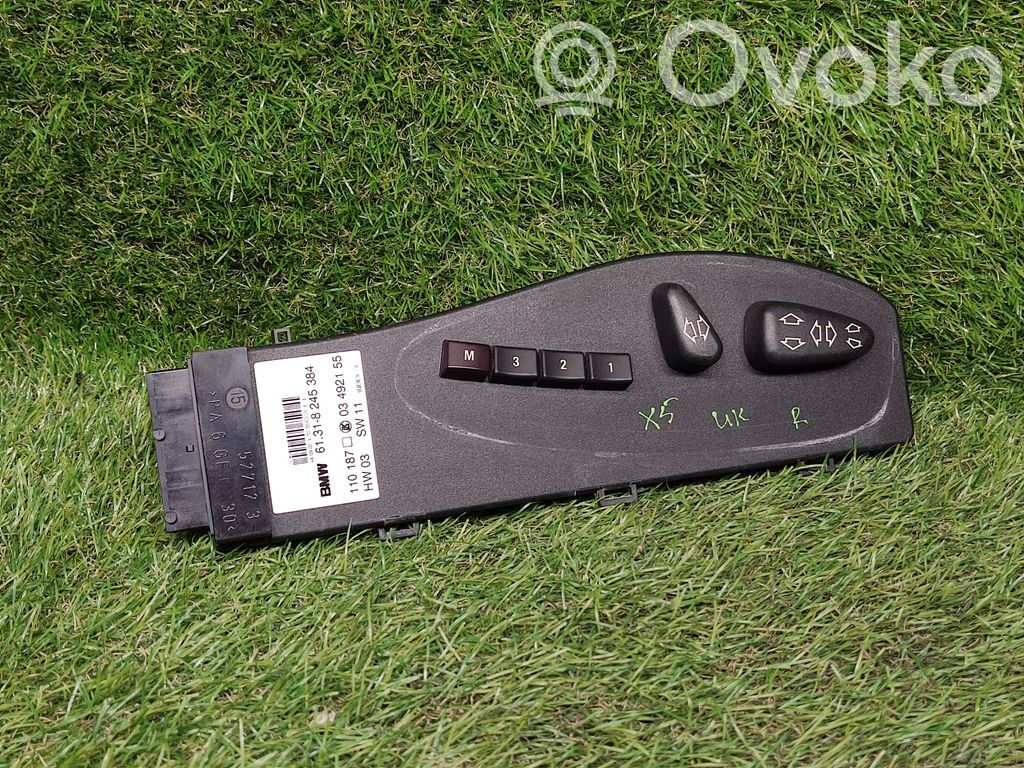 BMW X5 E53 Interruptor de control del asiento 
