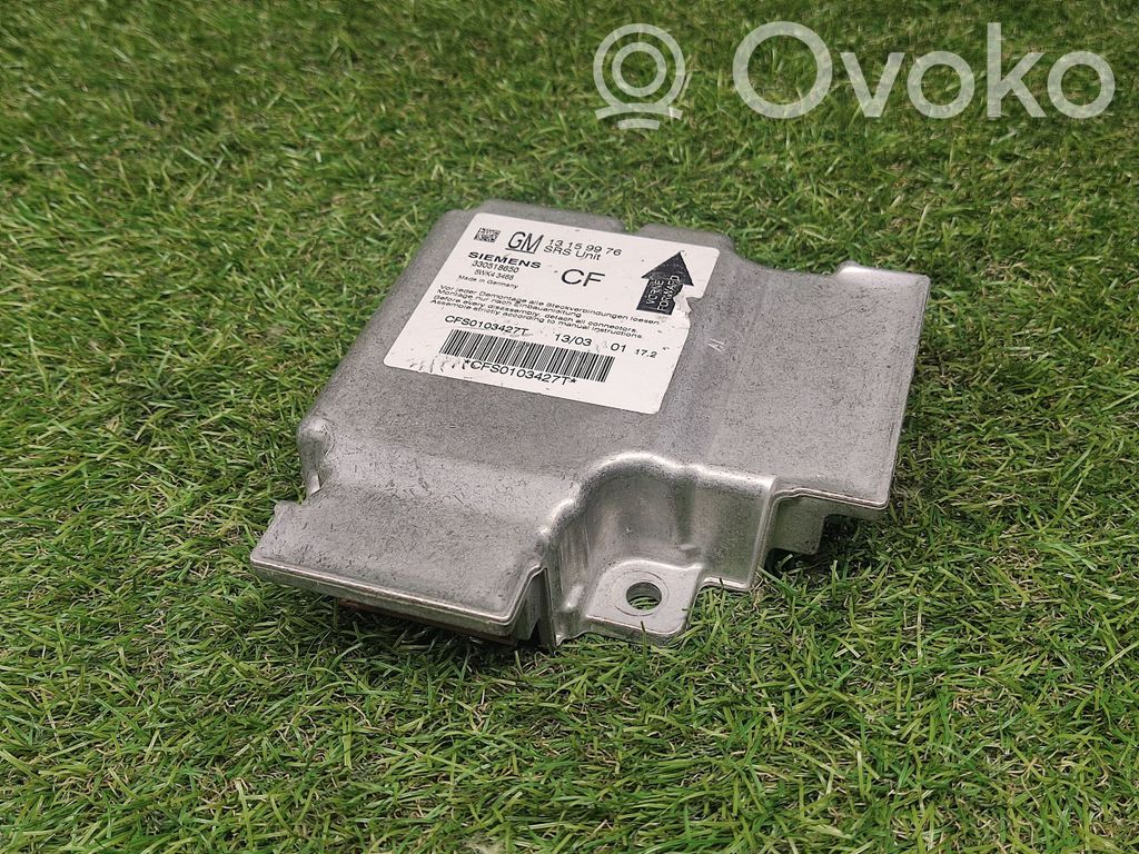 Opel Vectra C Airbag control unit/module 