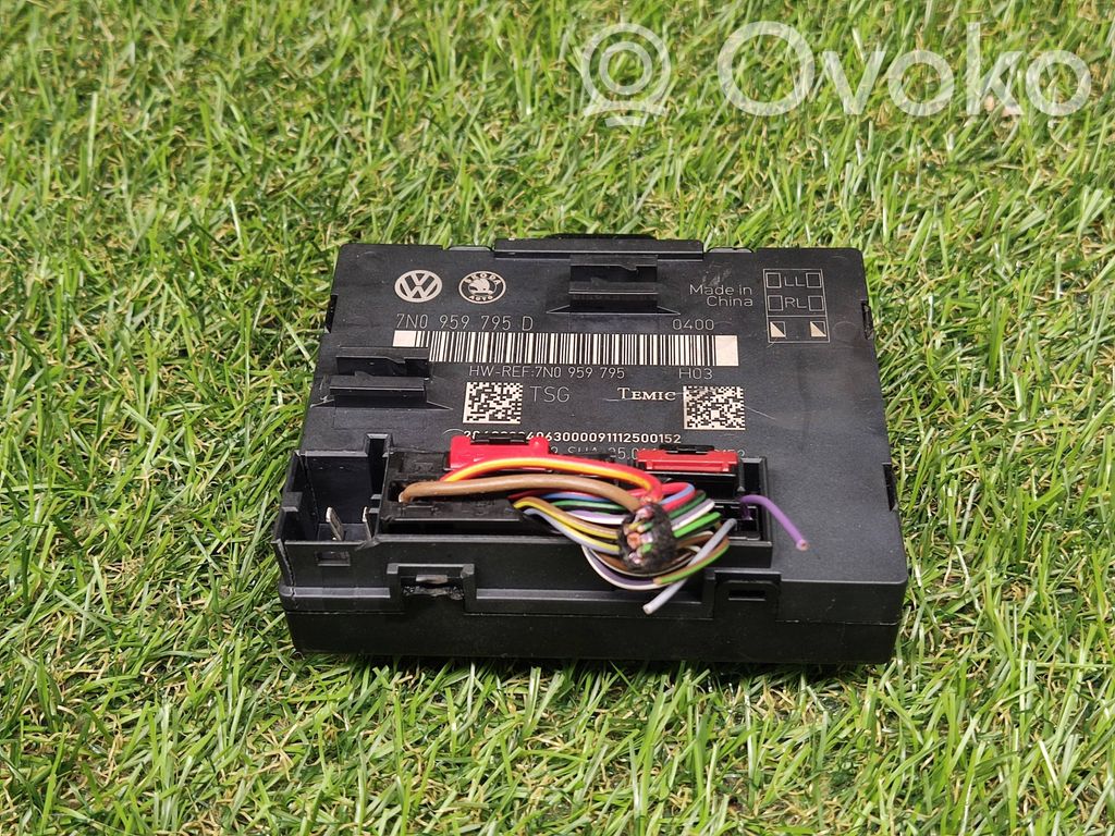 Door control unit/module   7N0959795D,7N0959795,01100020152