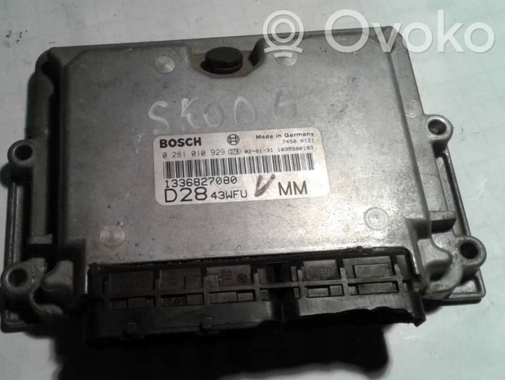 Fiat Ducato Engine control unit/module 