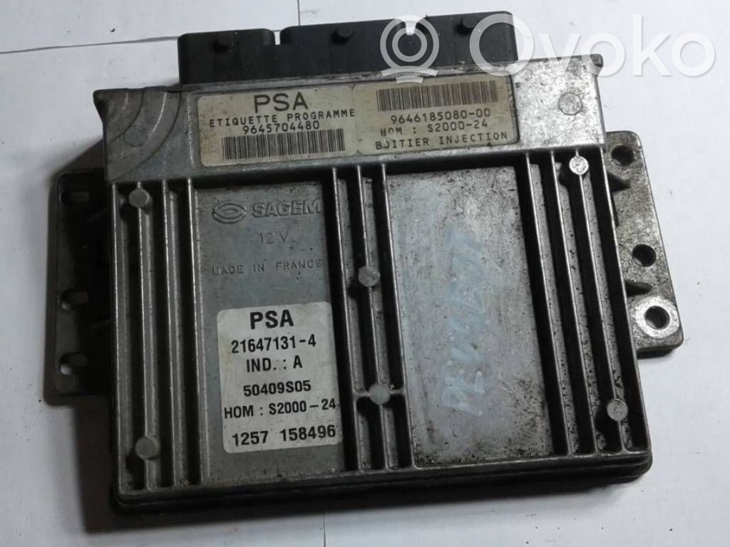 Citroen Berlingo Engine control unit/module 