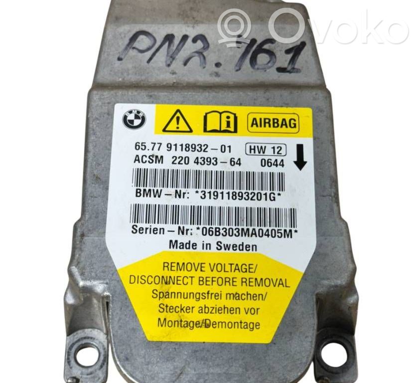 Module de contrôle airbag   9118932
