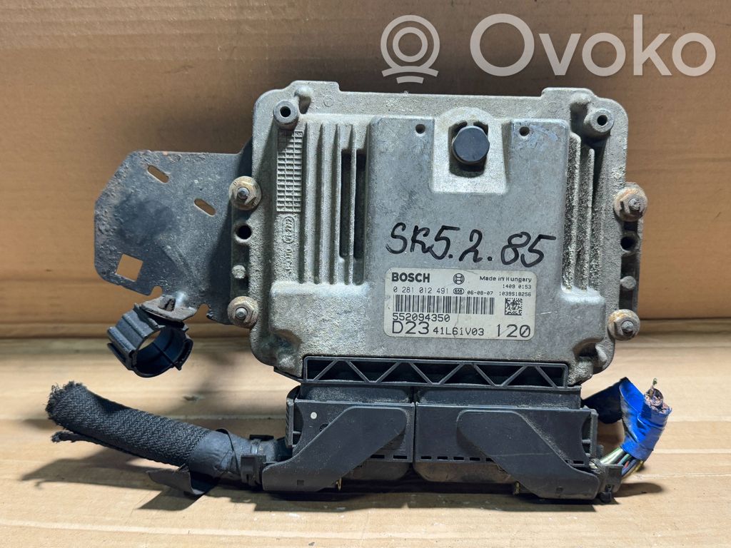 Fiat Ducato Engine ECU kit and lock set 
