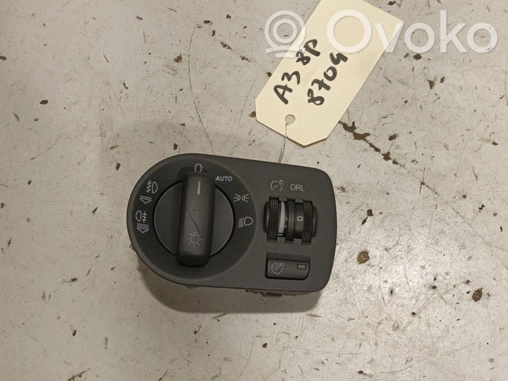 Audi A3 S3 8P Interruptor de luz 