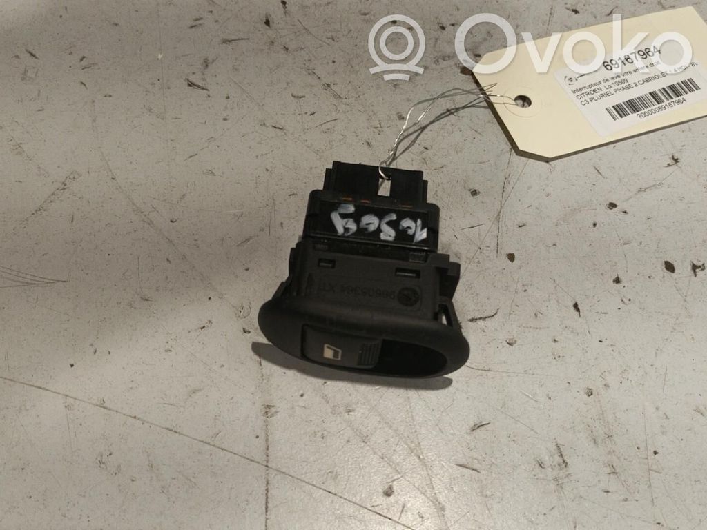 Citroen C3 Pluriel Electric window control switch 